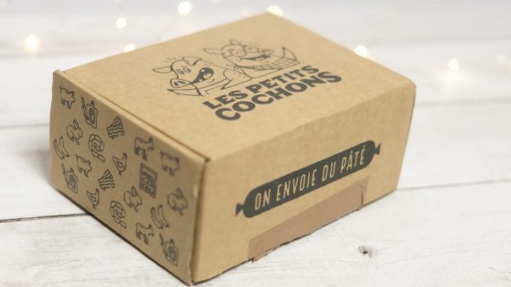 exemple de packaging de la box les petits cochons