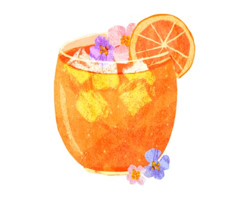cocktail spritz illustration