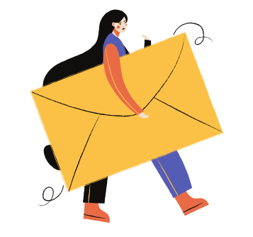 illustration d'une enveloppe géante