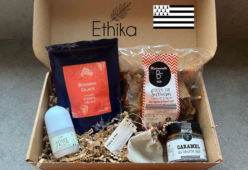 ethika box du mois d'aout avec theme bretagne