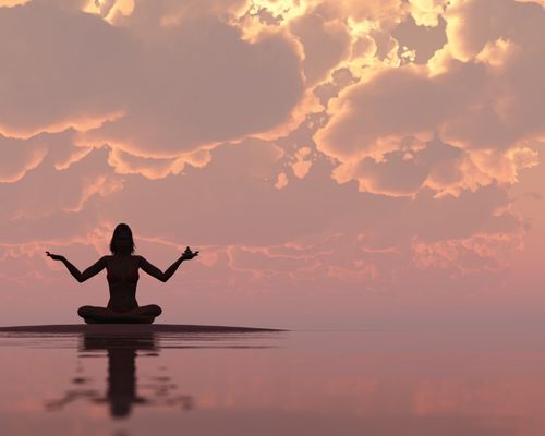 femme zen et calme